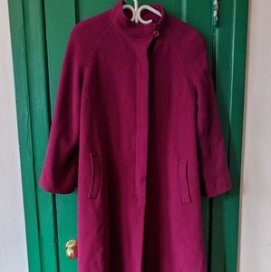 Fushia whool coat